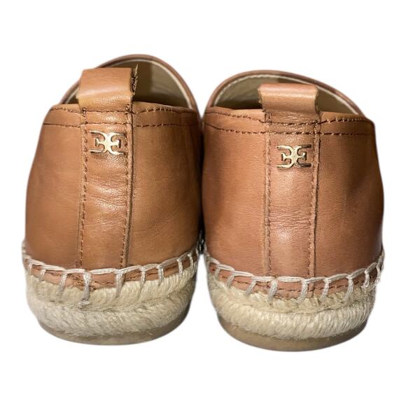 Sam Edelman - Khloe Leather Slip-On Espadrilles Latte Women's Size US 6.5 - Picture 3 of 5